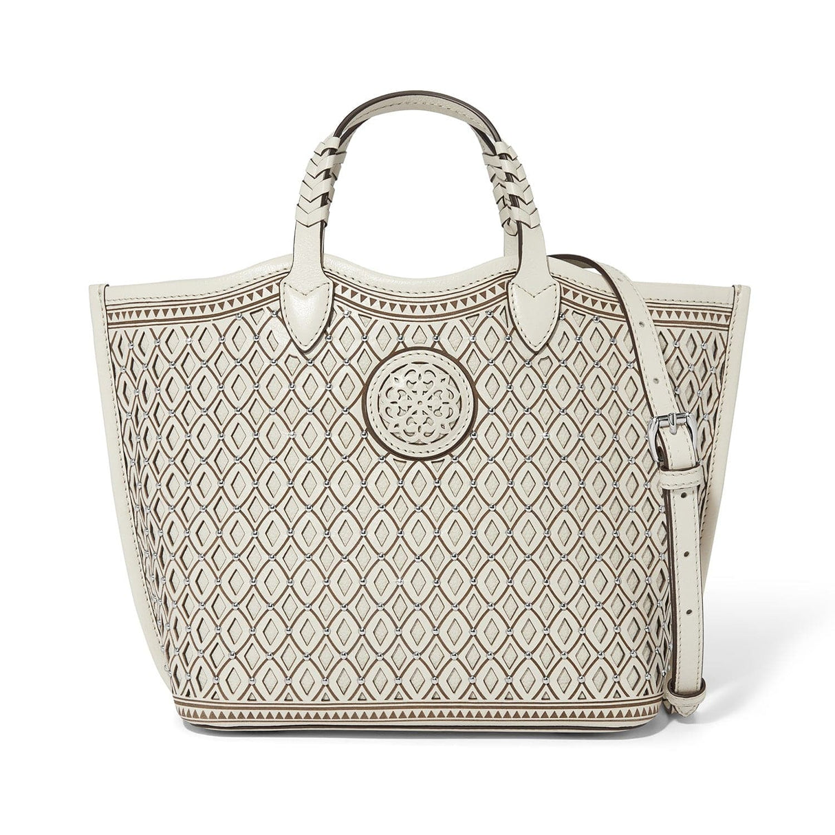 White Ferrara Liv Medium Tote