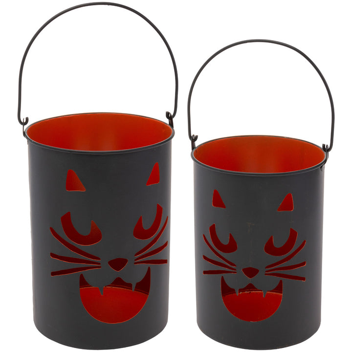 Black Cat Luminary Pails