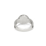 Meridian Aurora Silver-Golden Shadow Ring - Size 7