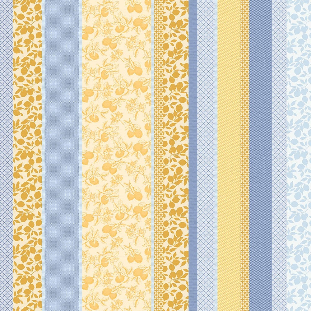 Mille Citrons Provence Tablecloth 71"x71", 180cm x 180cm, 100% Cotton, Jacquard