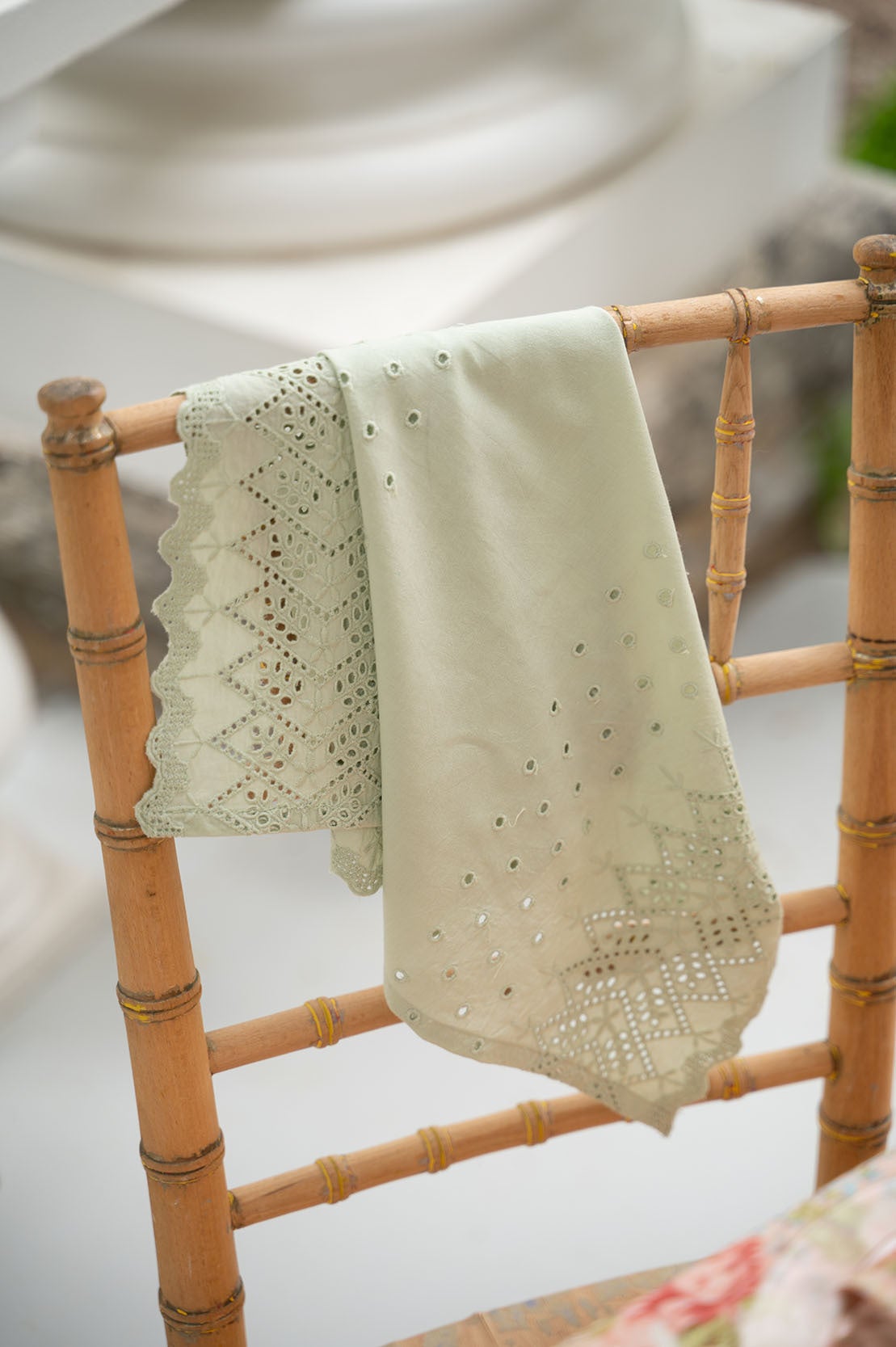 Everyday Eyelet Napkin Set of 2 - Sage