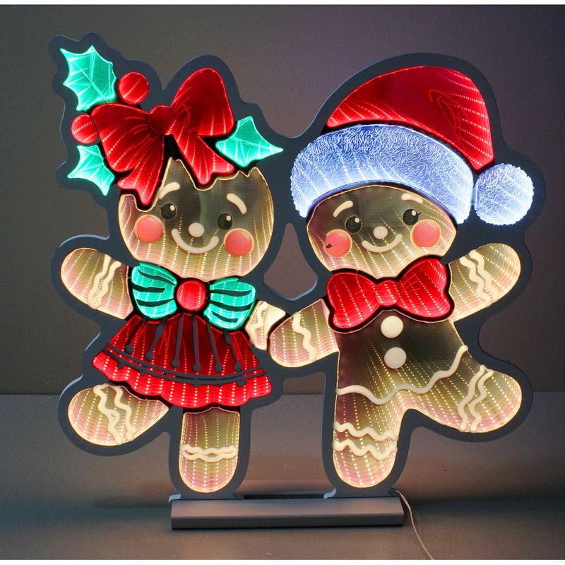 Infinity Lt Gingerbread Couple - Multi