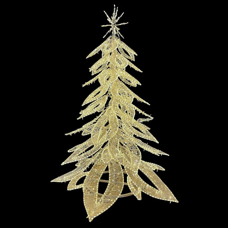 Christmas Tree Led Lighted - White