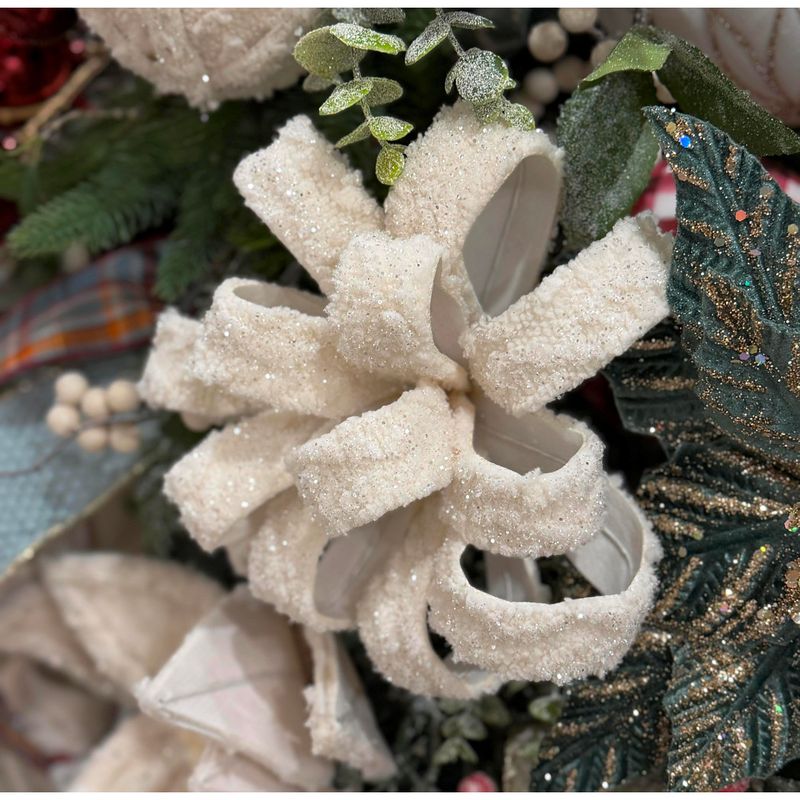 Snow Ribbon Spray - Ivory