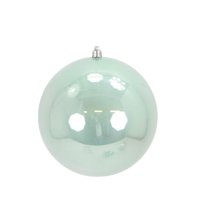 Plastic Ball Ornament 200mm Seamles - P. Lt.Green