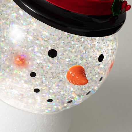 #66 - LED SHIMMER SNOWMAN HEAD