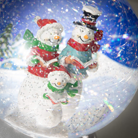 #65 - LED SNOWMAN SHIMMER GLOBE