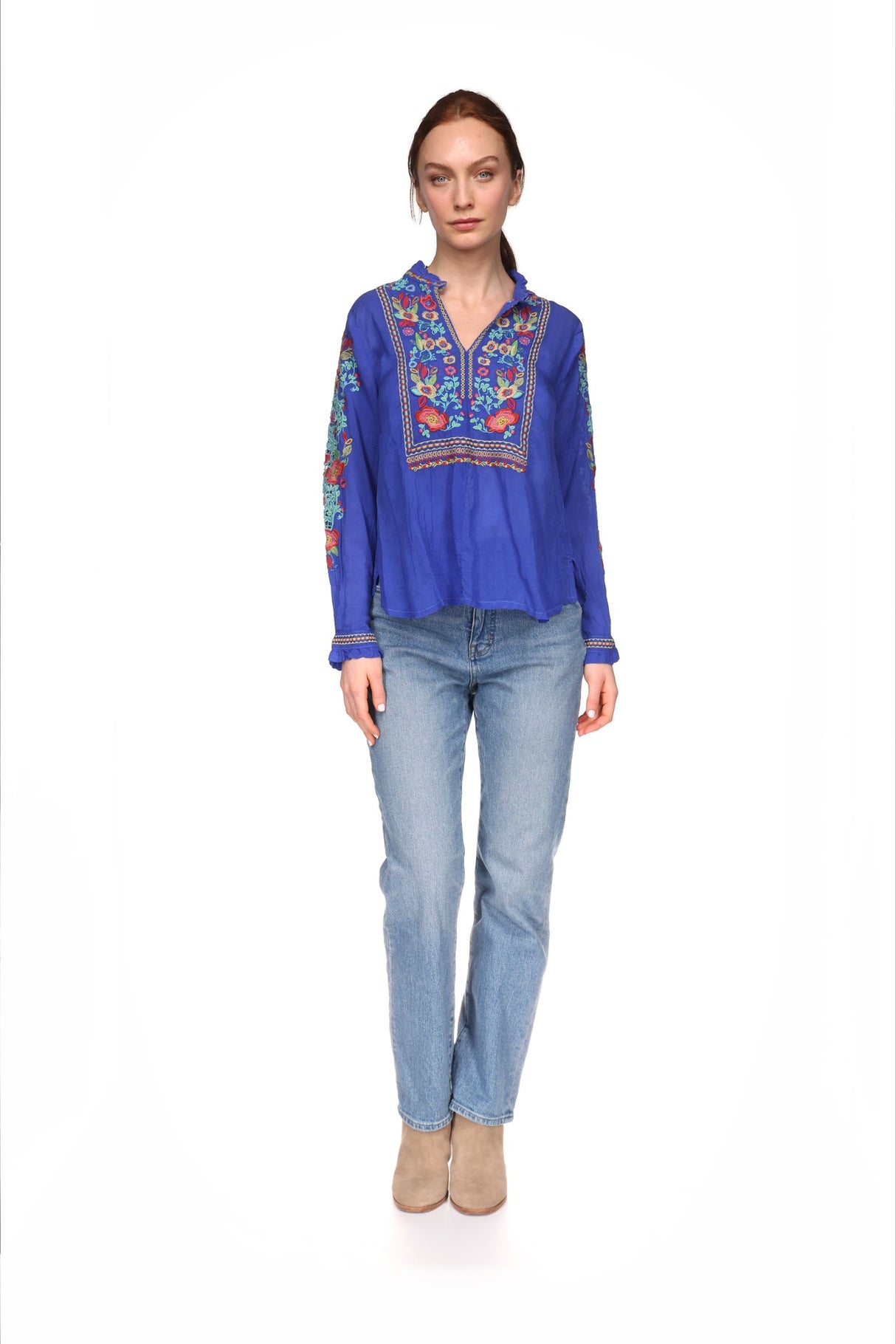SIMONE BLOUSE - ROSE