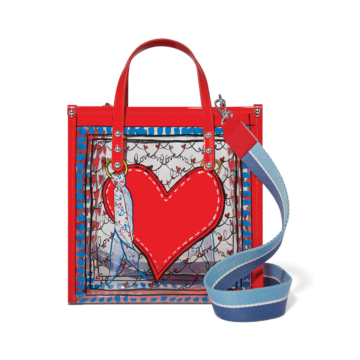 Striped Love GWP Vinyl Tote Promo