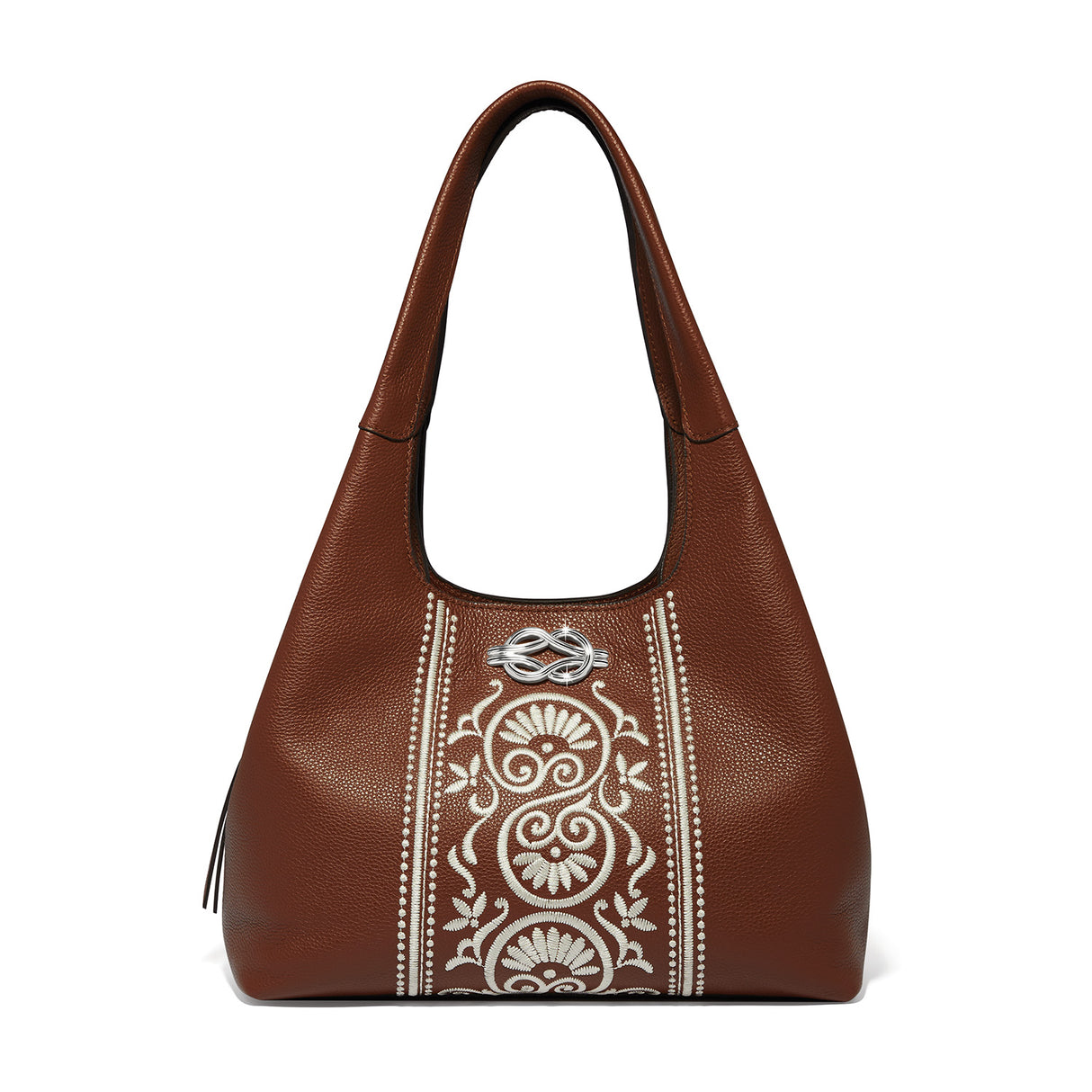 Selene Embroidered Shoulder Bag