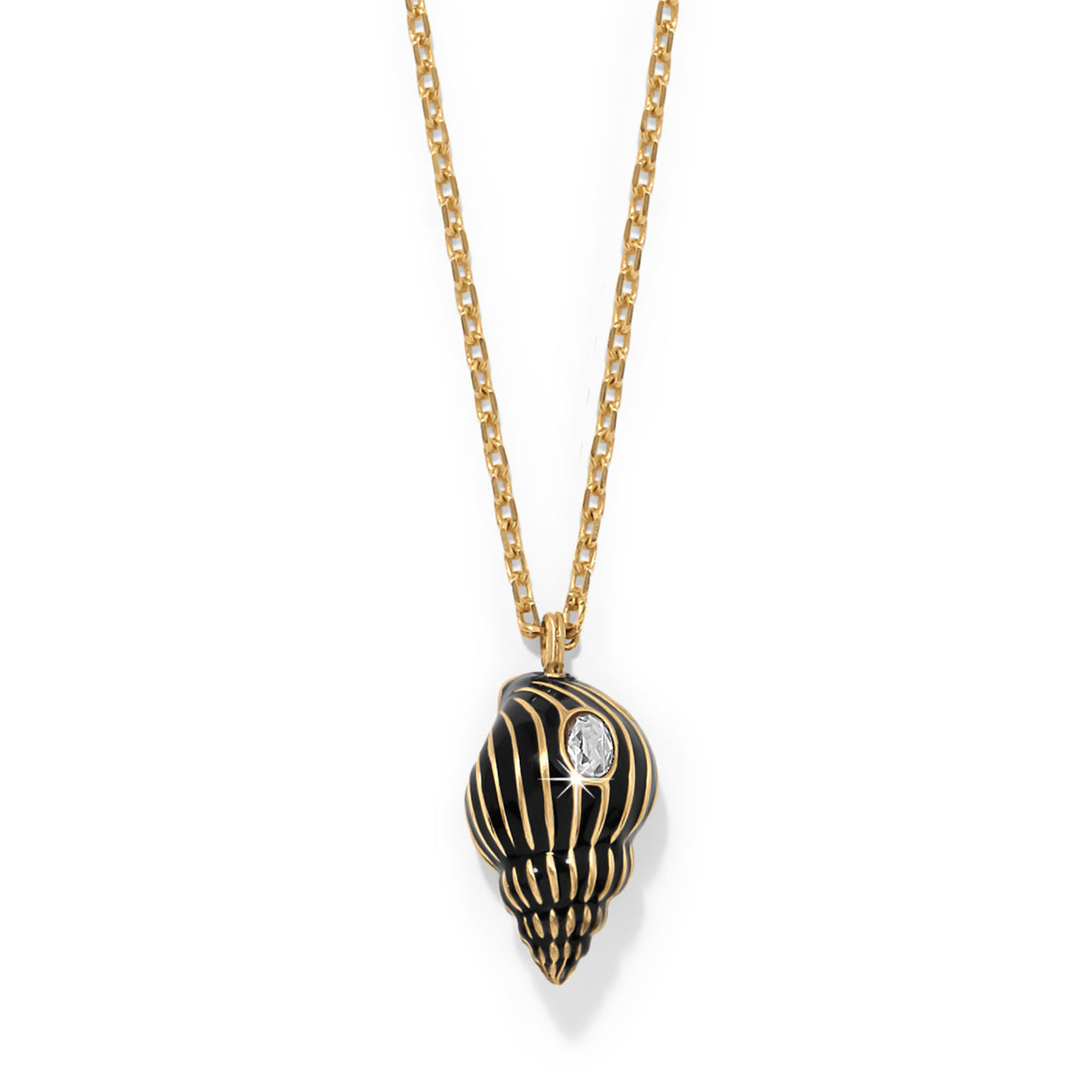 Twilight Waters Ebony Shell Necklace