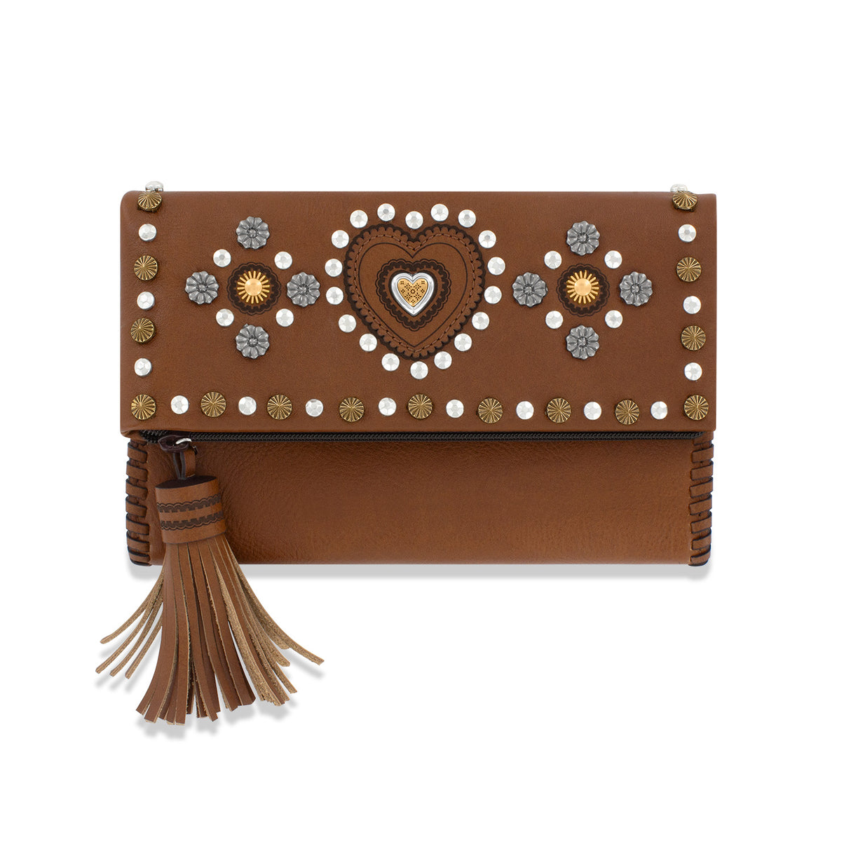 Mosaic Heart Clutch