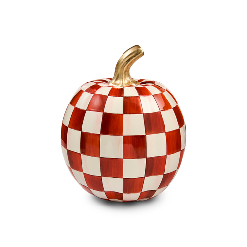 Paprika Check Small Pumpkin