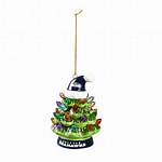 4"LED Seattle Seahawk Tree Ornament