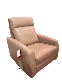 Kane Swivel & Power Recliner - Amalfi Gray Taupe | Omnia Leather