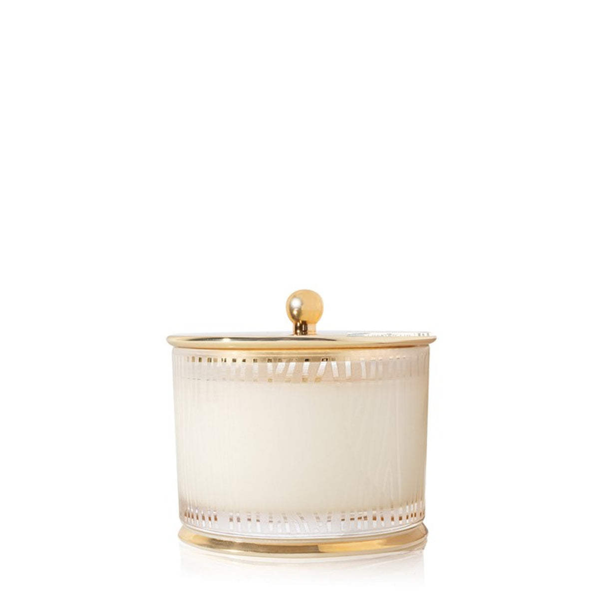 Frasier Fir Gilded Medium Poured Candle, Frosted Wood Grain *