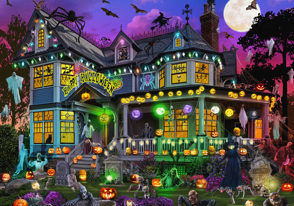 Halloween House Jigsaw Puzzle - 550 pc