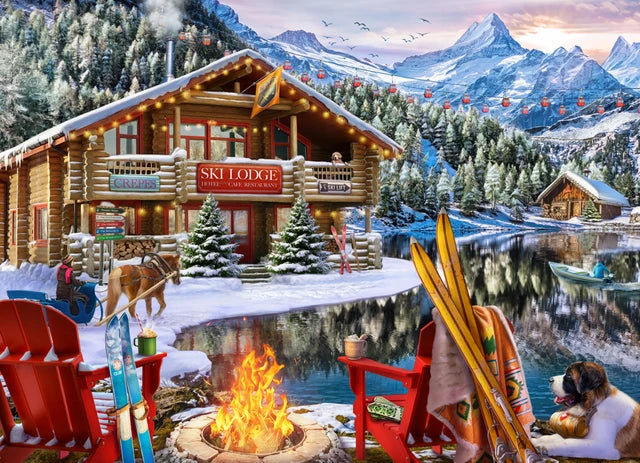 Ski Lodge Jigsaw Puzzle - 1000 PC