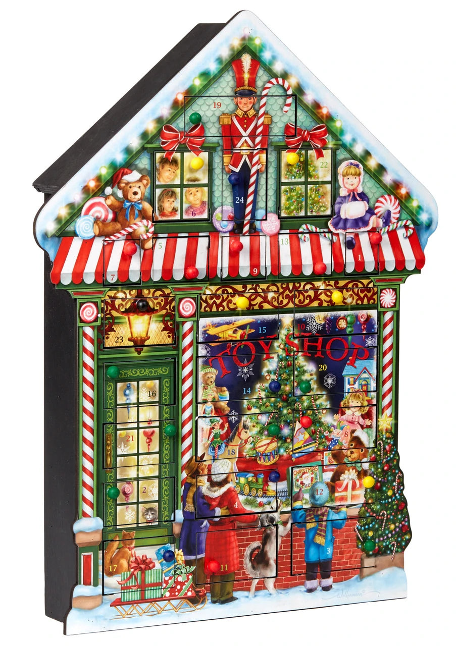 Toy Shop Wooden Advent Calendar