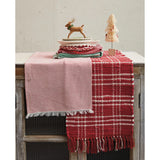 72"Lx14"W Cotton Chindi Table Runner