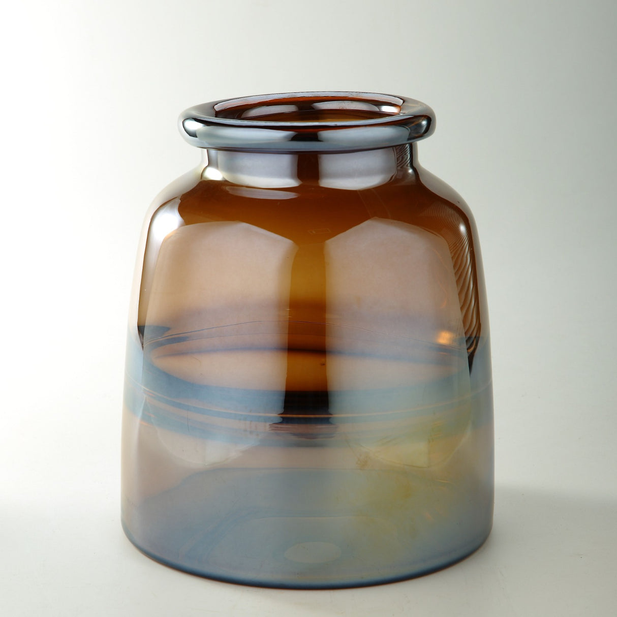 Brown Art Glass Vase