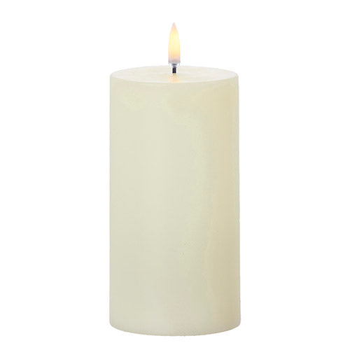 3" x 7" Ivory Pillar Candle