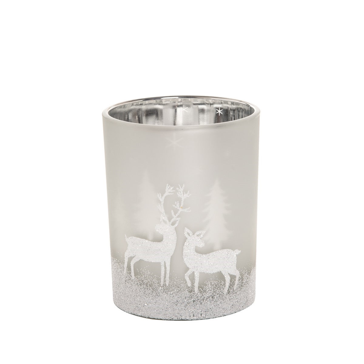 Medium Deer Glass Container *