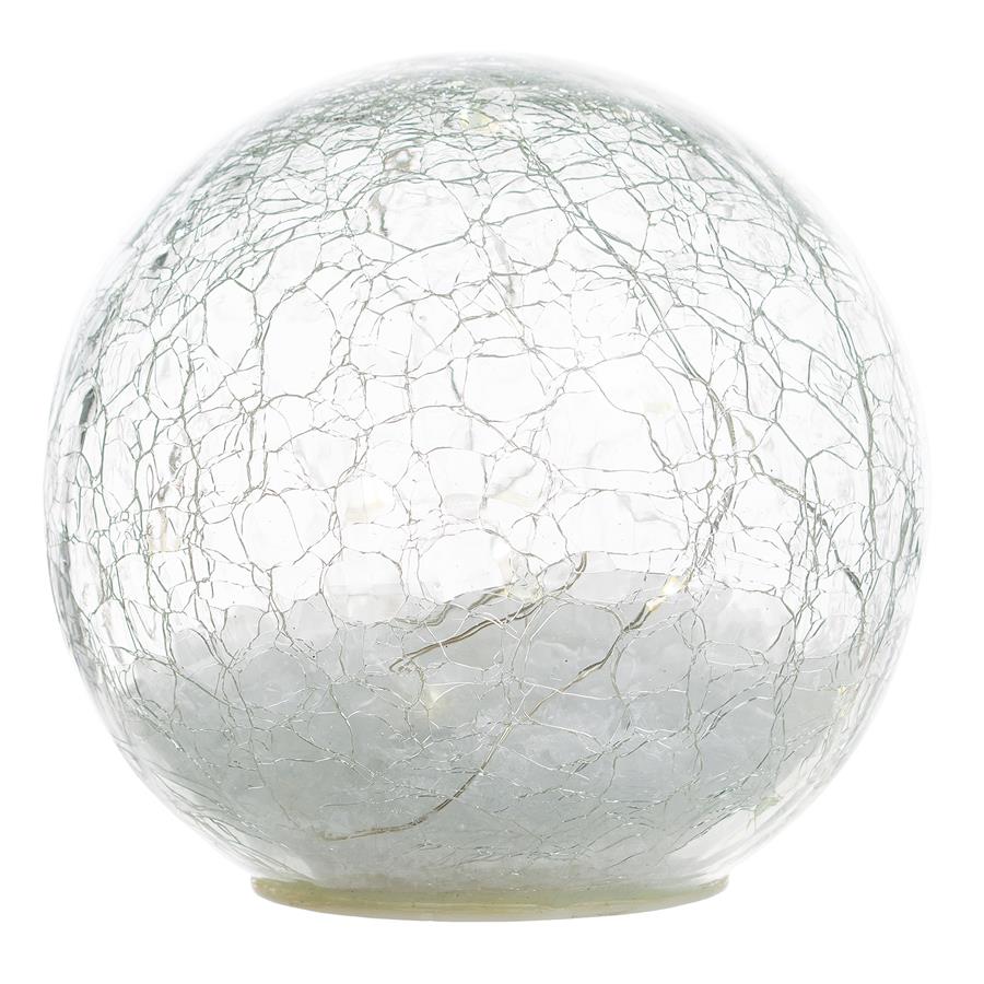 6" Clear LED Snow Orb