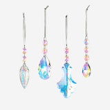 Iridescent Glass Crystal Orn. *