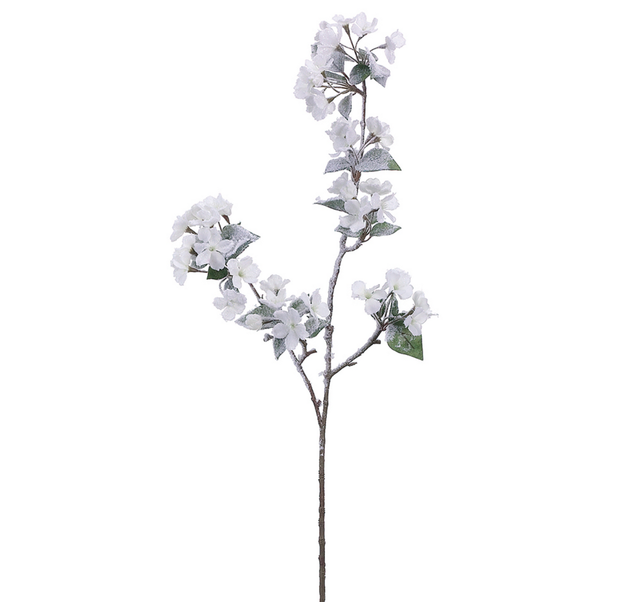 35"Snow Quince Blossom Spray