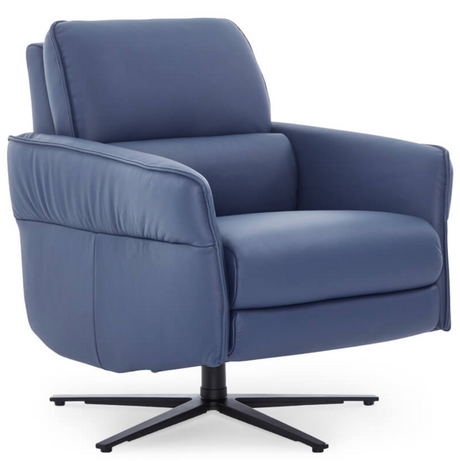 Aura Swivel Recliner in Heidelbeere