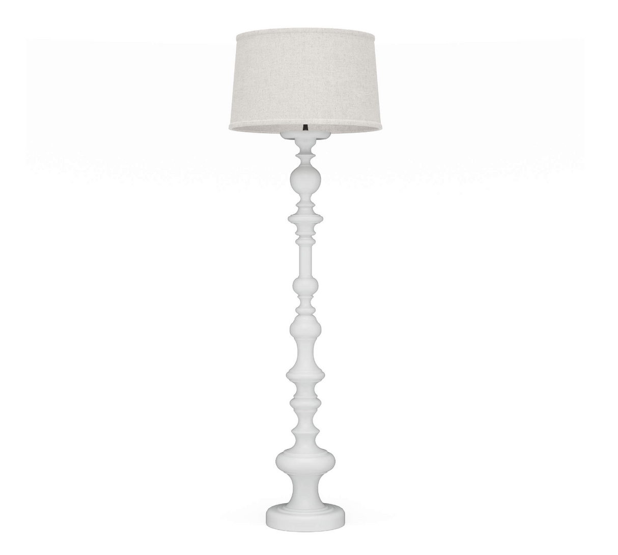 Bohemia Floor Lamp in True White