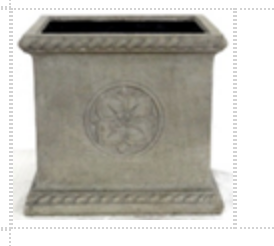 GARDEN SQUARE PLANTER - 13"