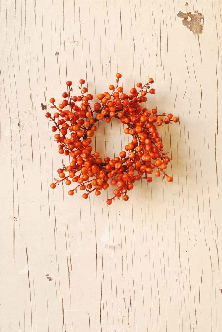 3.5" Cranberries Candle Ring