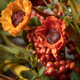 4.5" Berry and Flower Ring