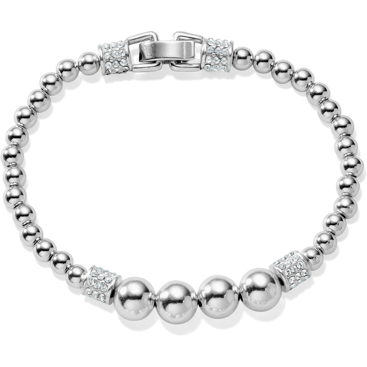 Meridian Petite Stretch Bracelet-Silver
