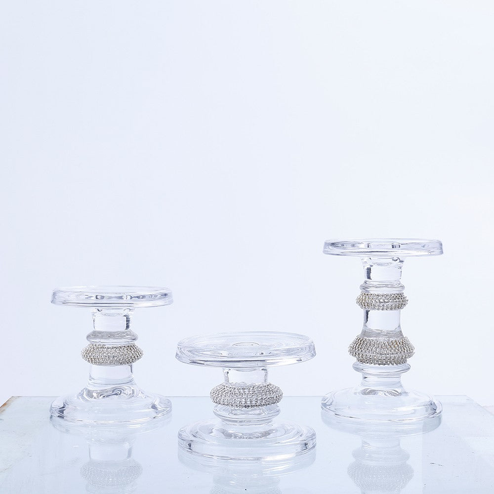Glass Candle Holders