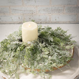 6.5" Frosted Fern Ring *