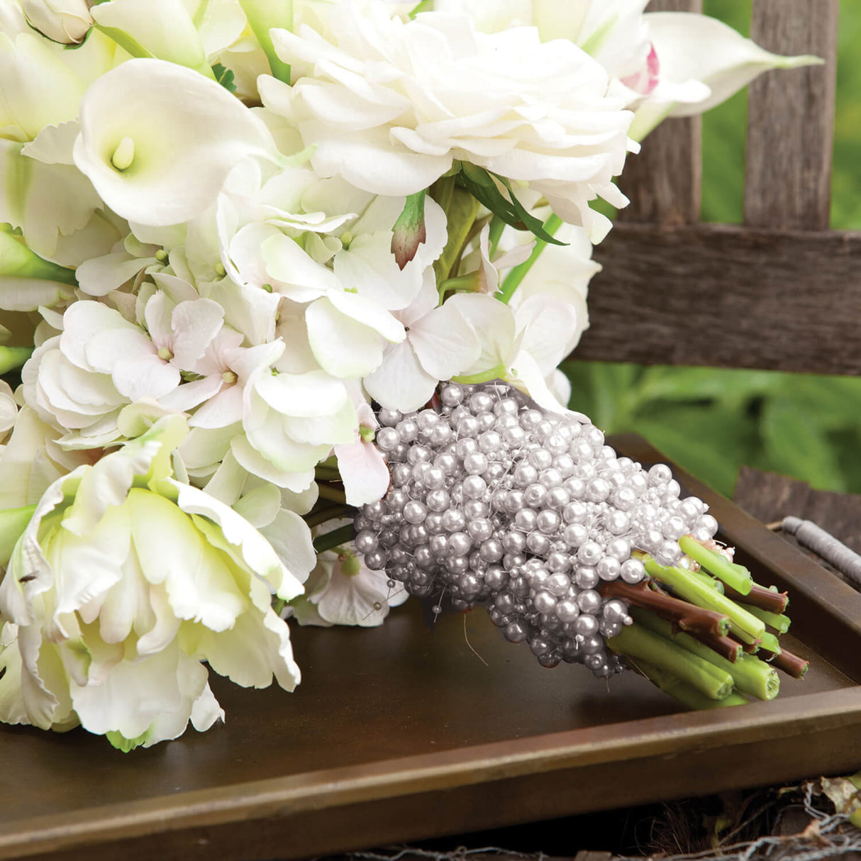 Ivory Bead Garland *