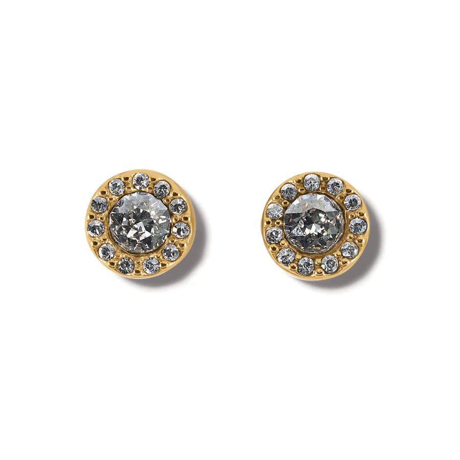 Illumina Solitaire Post Earrings - Gold