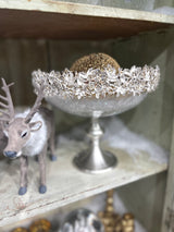 Crystal Adorned Pedestal Bowl *