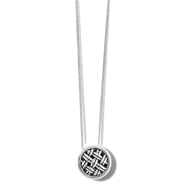 Interlok Loom Necklace - Silver