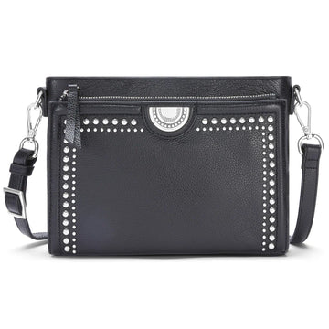 Buy the Black Leather Brighton Purse | GoodwillFinds