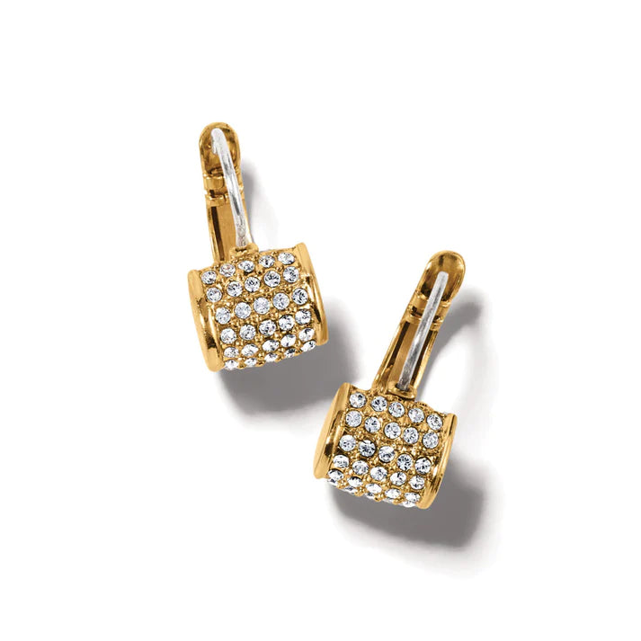 Meridian Leverback Earrings - Gold