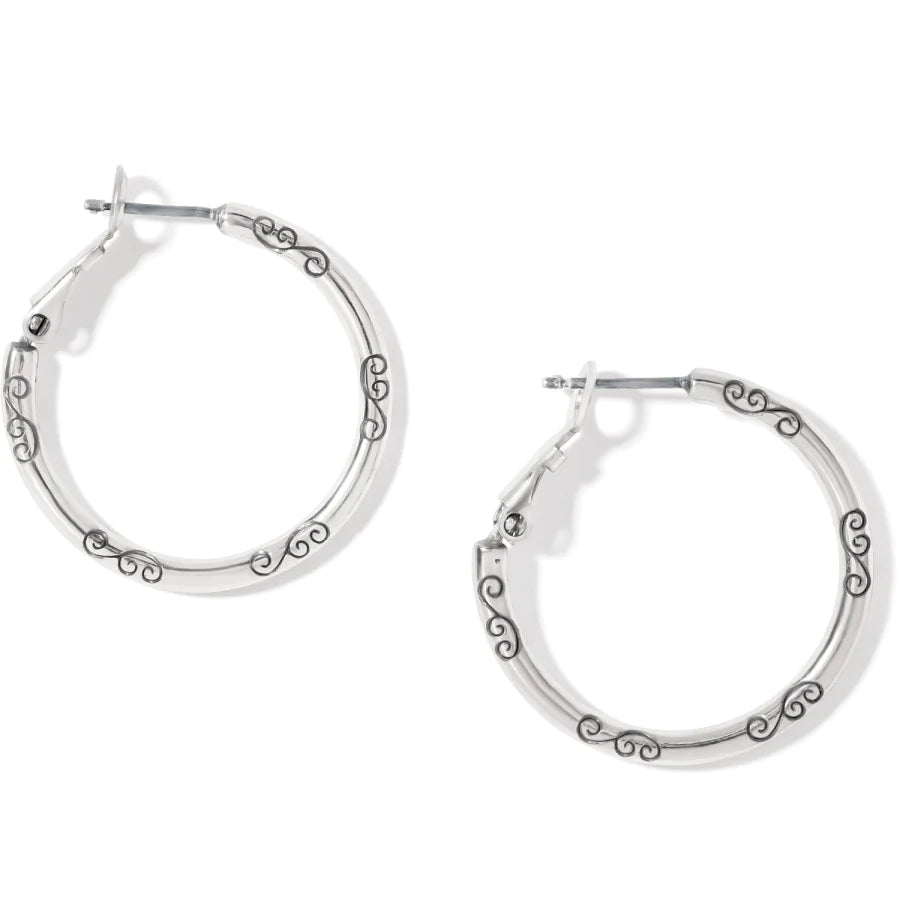 SIL SML Hoop Charm Earings