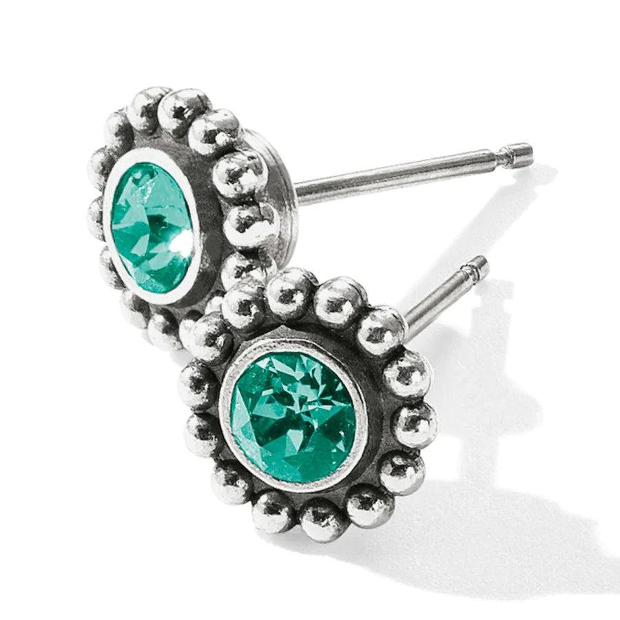 Twinkle Mini Post Earrings in Emerald